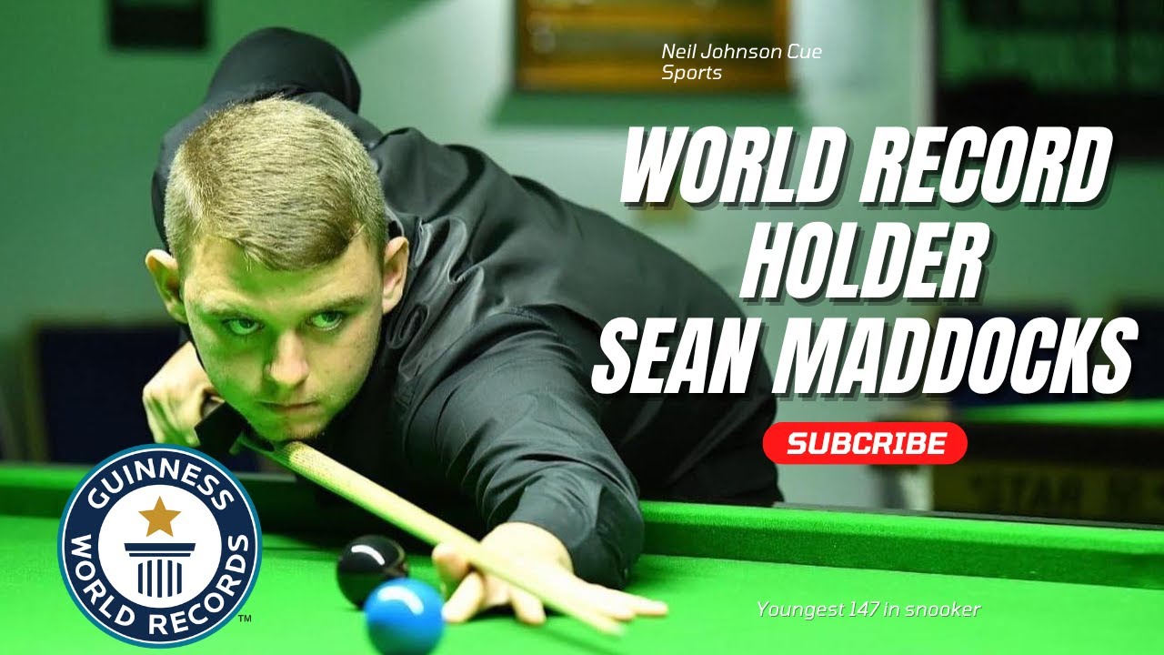 Youngest 147 Ever *WORLD RECORD* Holder Sean Maddocks with Neil Johnson