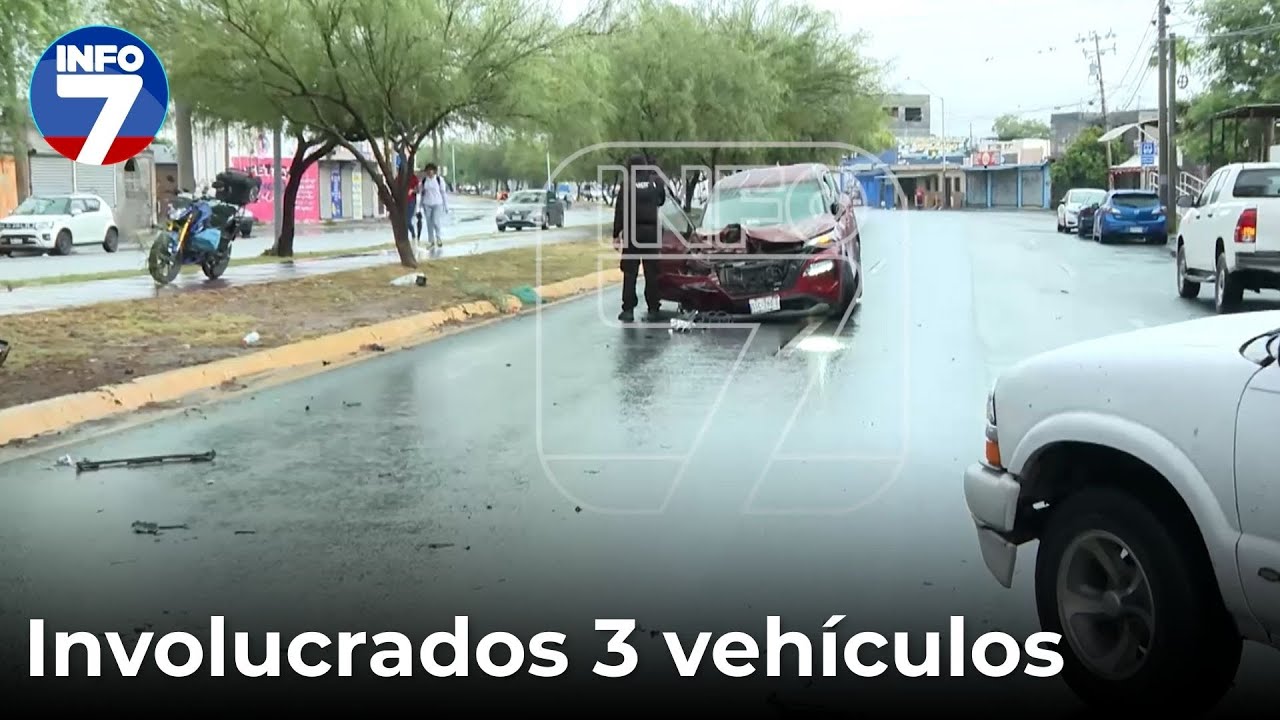 Choque y atropello en Av. Cabezada en Monterrey | INFO7