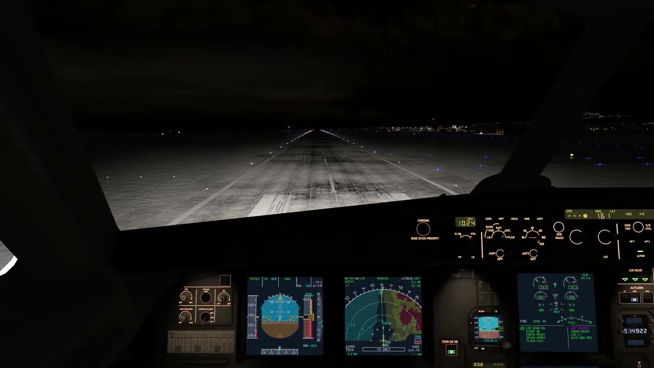 [ X PLANE 12 ] Atterrissage à Bastia en A320 AFR