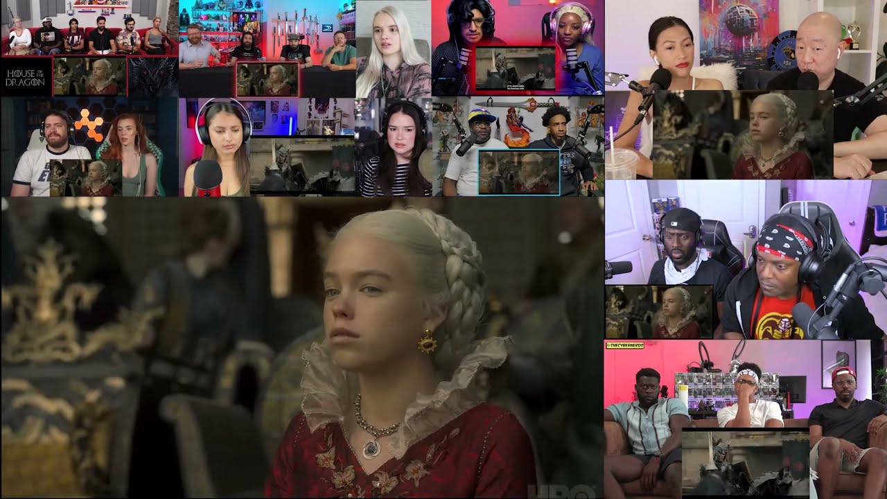 House of the Dragon | Official Trailer REACTION MASHUP