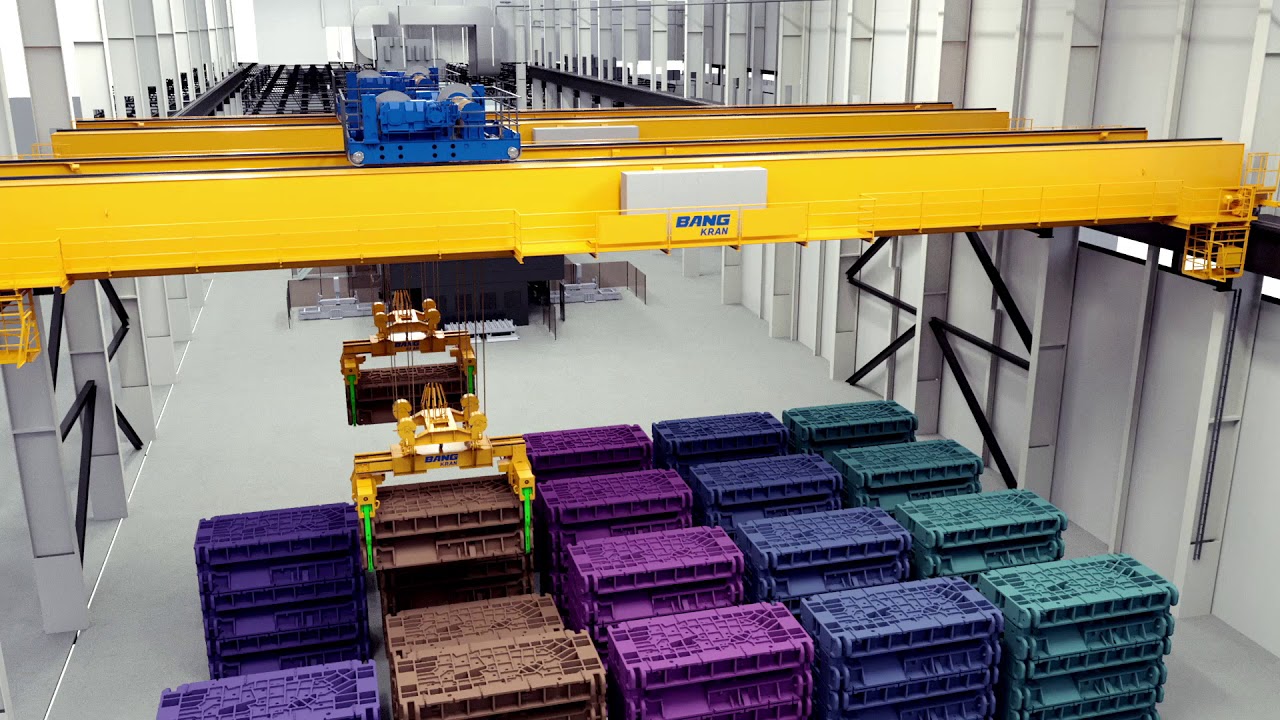 Die Transport Cranes by BANG Kransysteme–High performance transport for full automated Press Shop