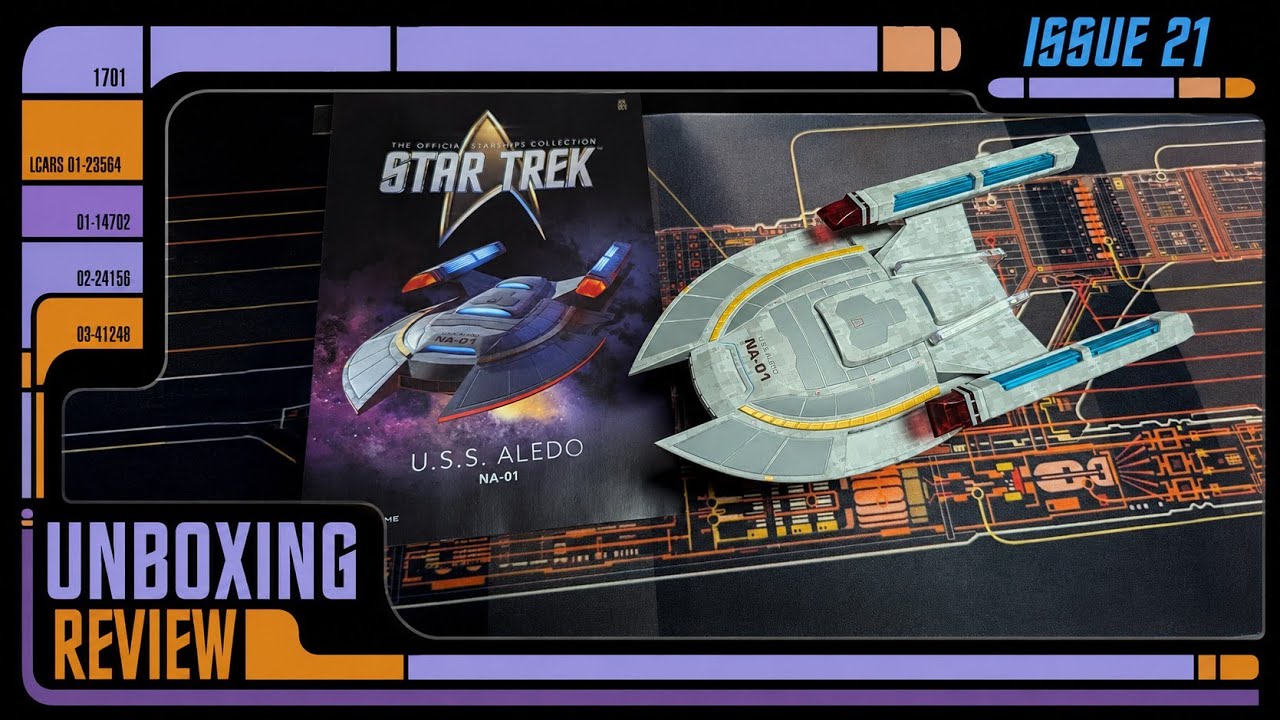 Fanhome Star Trek Starships Collection Issue 21 USS&nbsp;Aledo&nbsp;(NA-01)