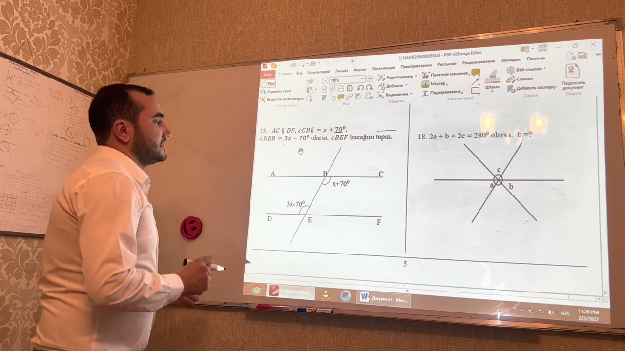 Buraxlış imtahanı test toplusu sualların izahı Mövzu 1,sınaq 1