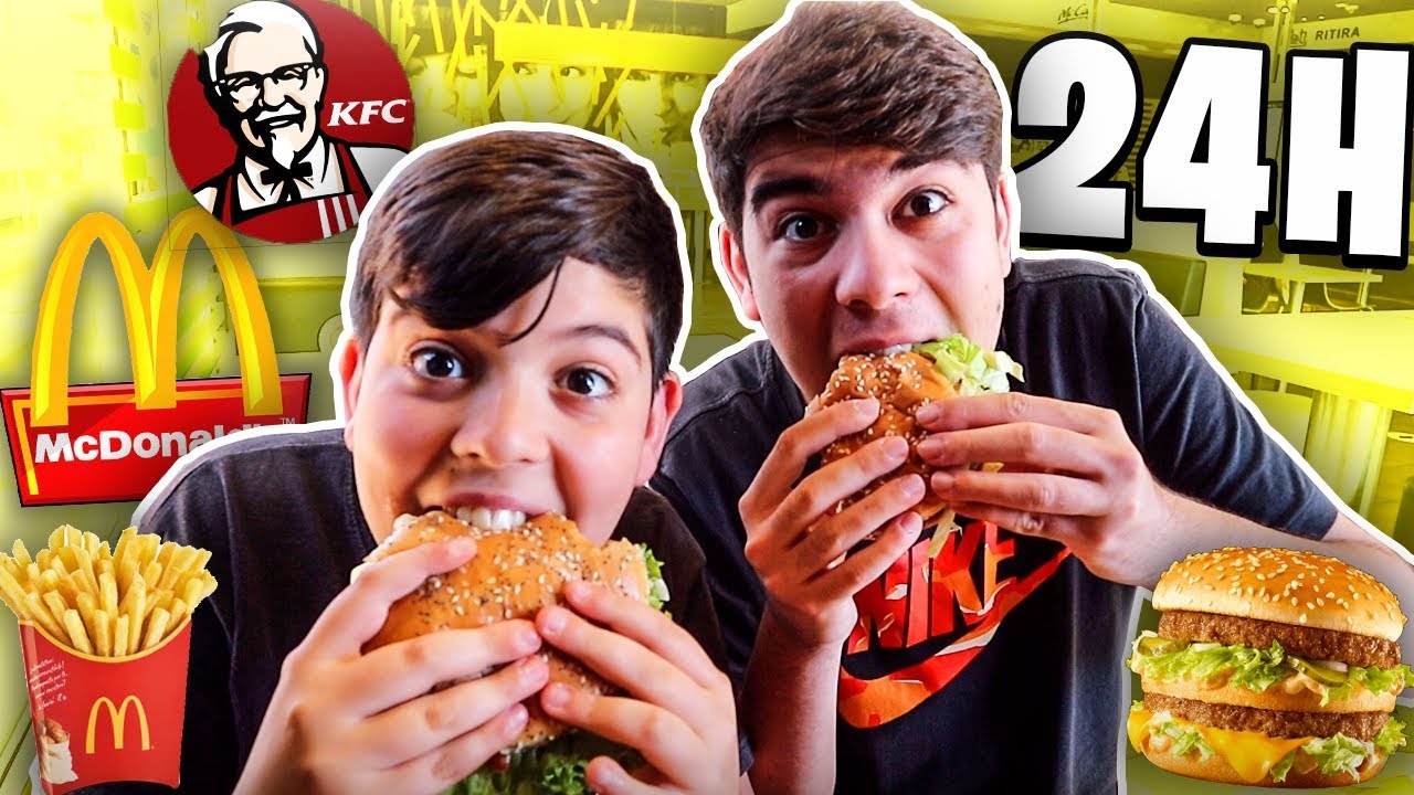 🍔🍝 MANGIAMO TUTTO QUELLO CHE VOGLIAMO PER 24 ORE!!