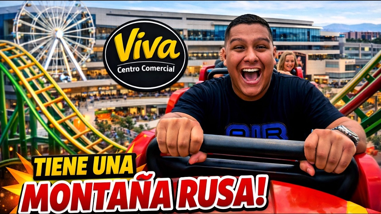 ASÍ ES EL CENTRO COMERCIAL MÁS GRANDE DE COLOMBIA 🇨🇴 TIENE UNA MONTAÑA RUSA 🎢‼️😱
