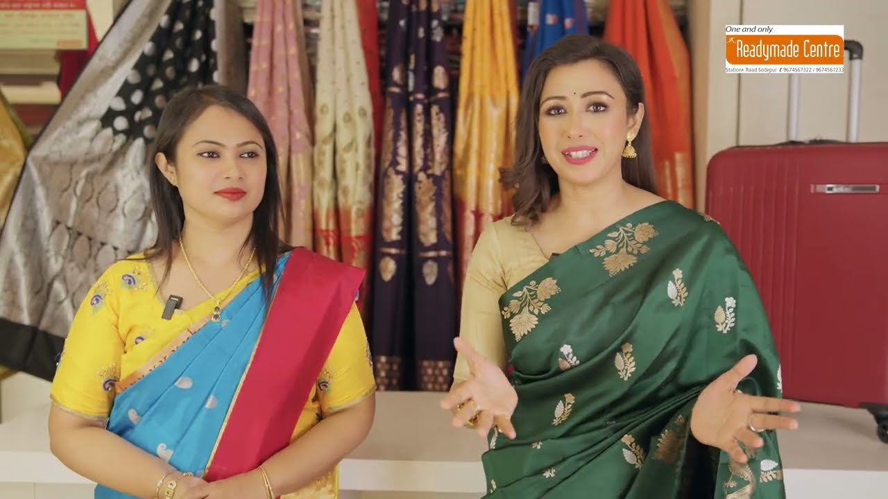 JK Readymade Centre Sodepur | Pure Katan Benarasi Sarees | with Tulika Saha and Susmita Chanda