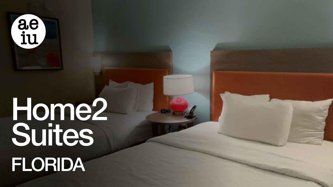 Hotel Room Tour of Home2 Suites Hotel by Hilton in Ormond Beach, Florida