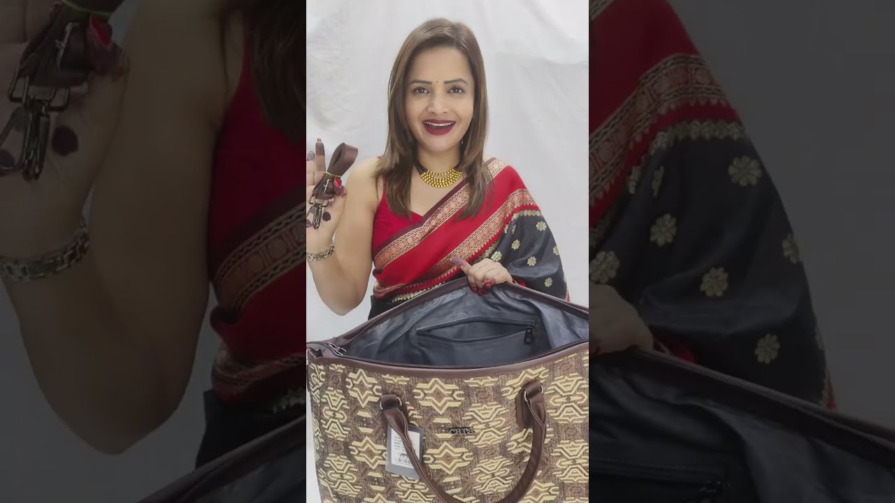 Beautiful Narayan Peth Saree and Cara Travel Bag 💥 Deadly Combination Offer 🤩 Booking NO 9769708081