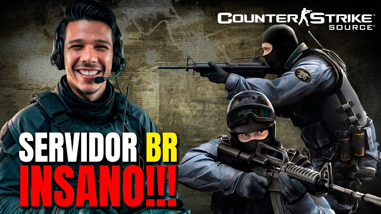 ESSE SERVIDOR BR DE CS SOURCE É UM CAOS TOTAL - Counter Strike Source