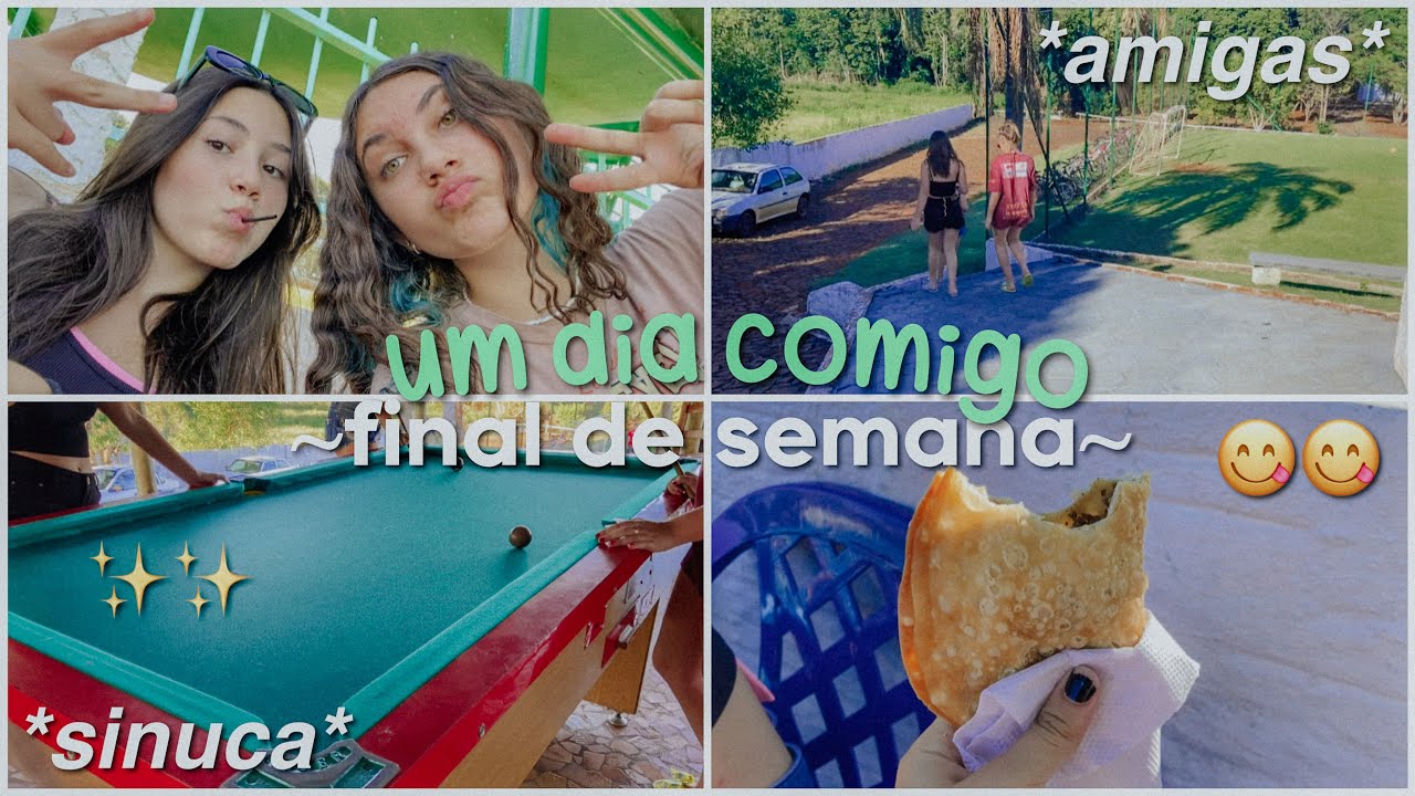 vlog: um dia comigo✨ ~ sinuca, amigas, comida ~