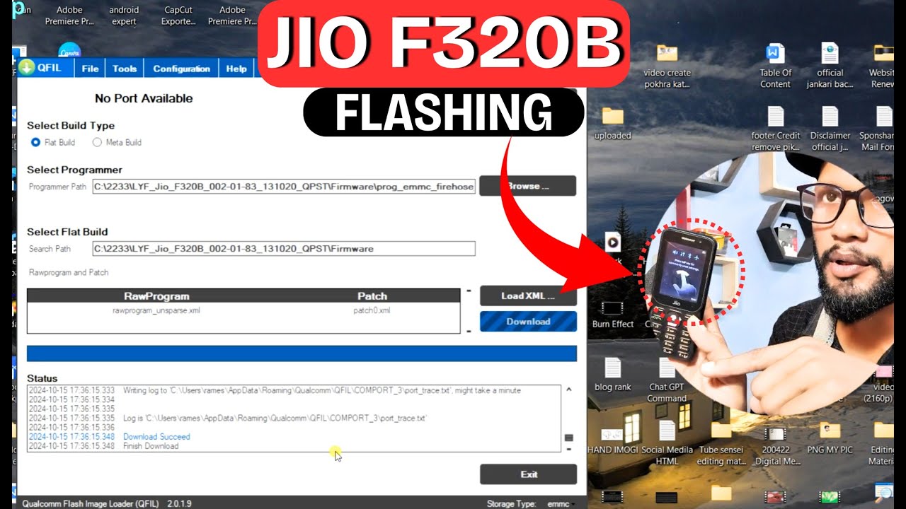 Jio F320B Flashing Kaise Kare | Jio Phone Flash Kaise Kare