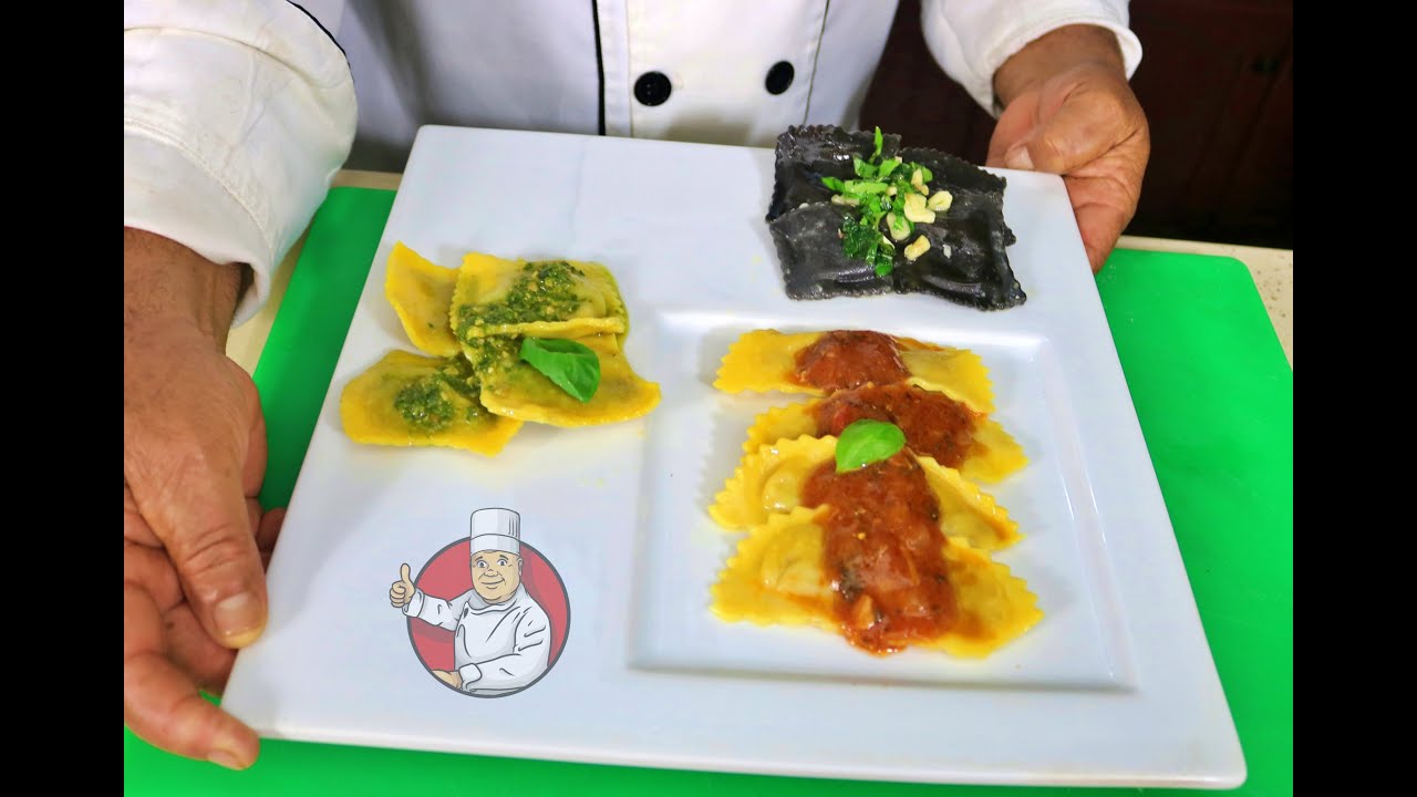 COMO COCINAR RAVIOLIS 🤤🥟| RAVIOLIS DE ESPINACA Y RICOTTA 😍🍴| CHEF VILLAMAN