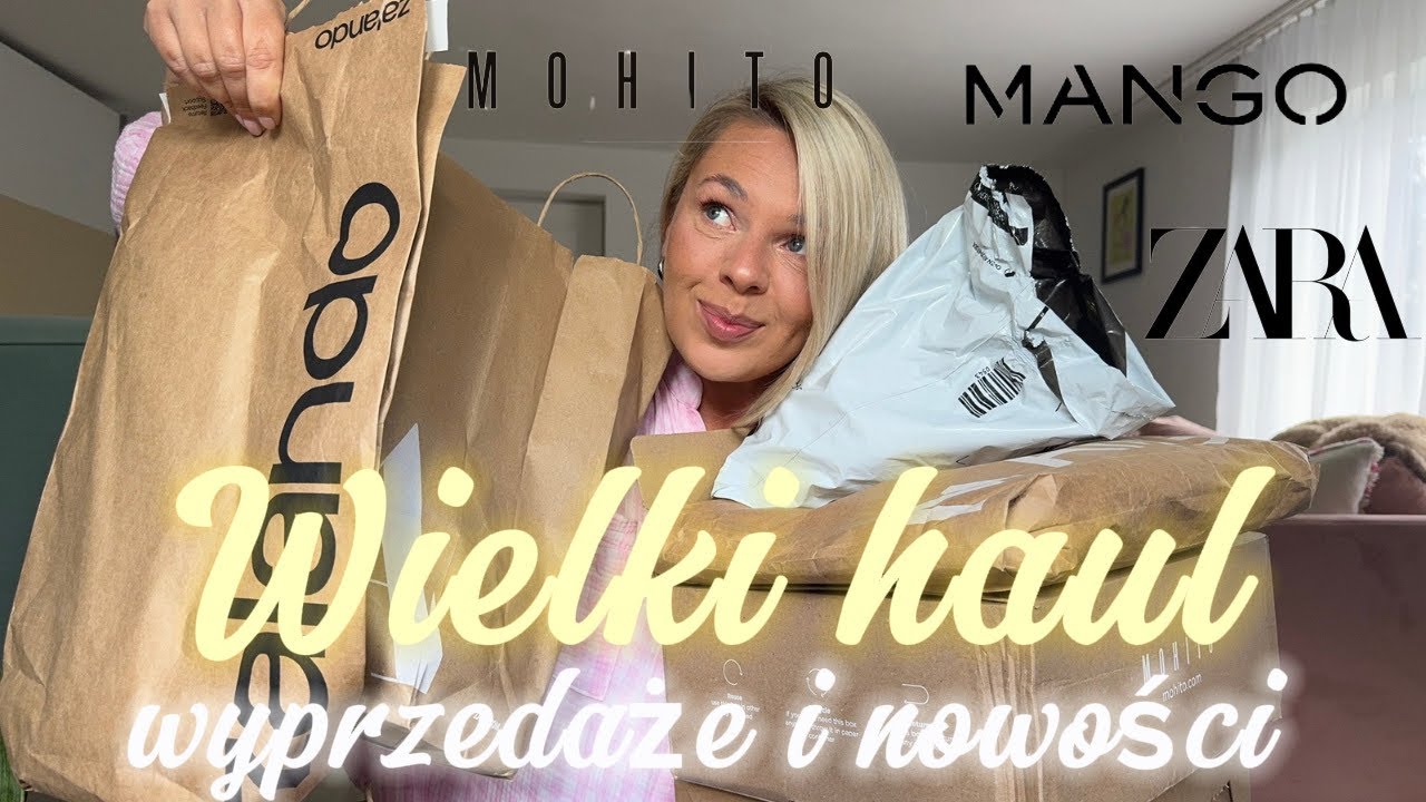 WIELKI HAUL UBRANIOWY! 🛍️ wyprzedaże i nowości ZARA / MANGO / MOHITO / ZALANDO
