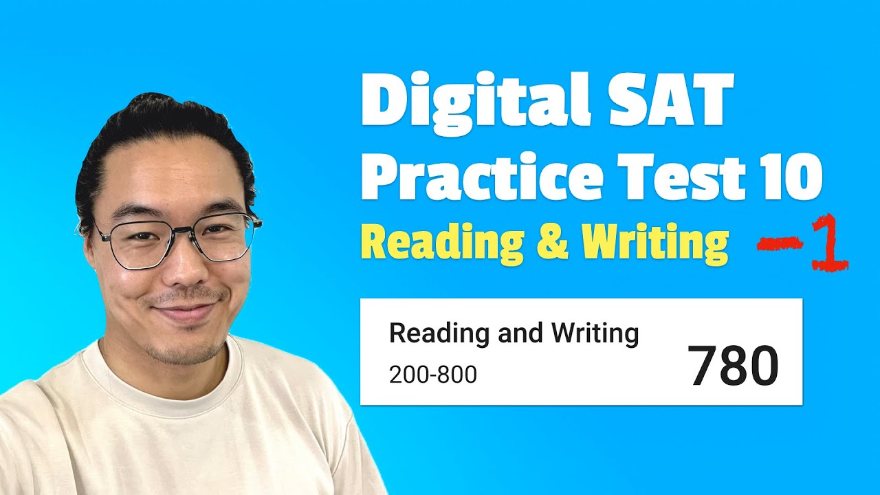 [Solved Live] Digital SAT Reading & Writing, Practice Test 10