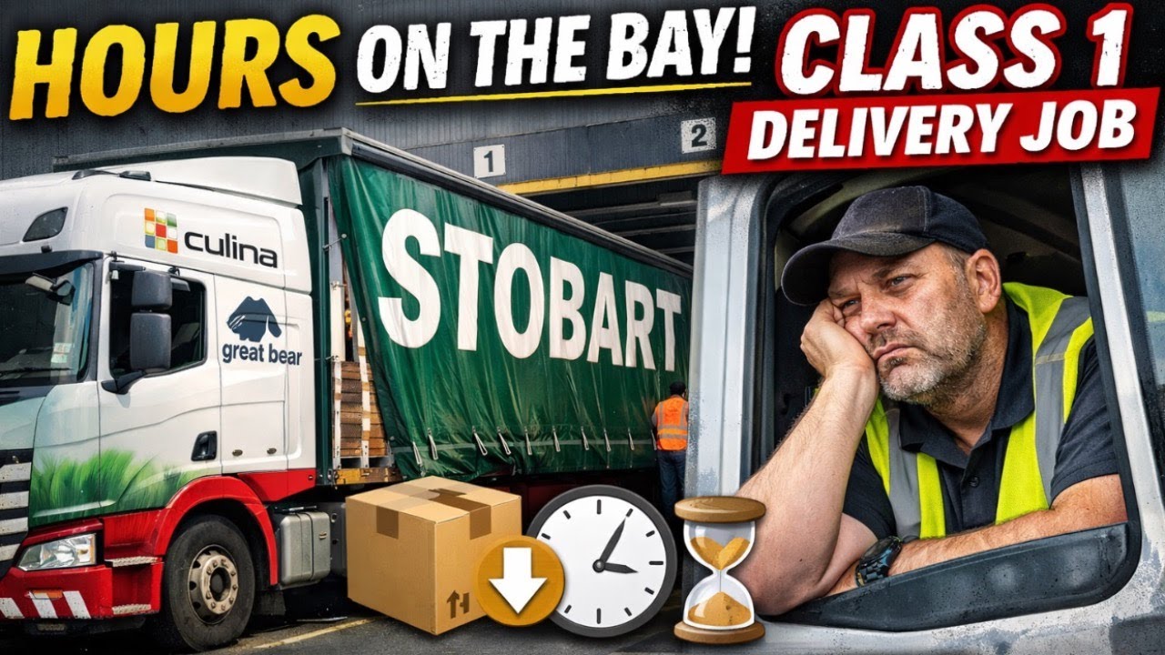This is the Real Life of A Trucker... Stuck on A Bay For Hours!!