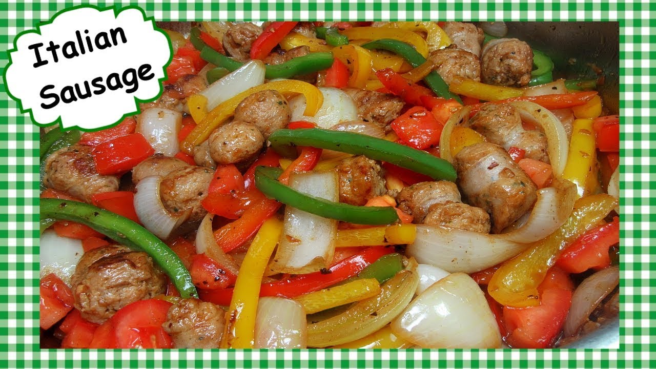 Italian Sausage Onions and Peppers Stir Fry Recipe