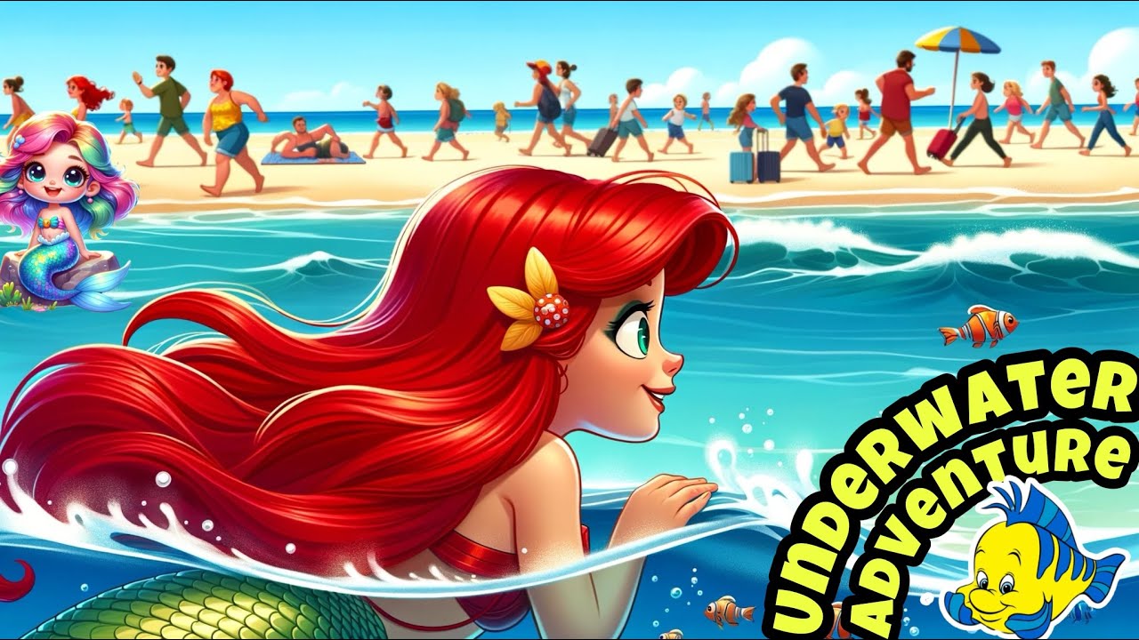 🧜&zwj;♀️🌊Underwater Scenes & Song #ariel #mermaid🌊🐠