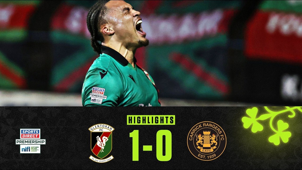 Эм-Джей побеждает! | Гленторан 1-0 Каррик Рейнджерс | #sportsdirectprem