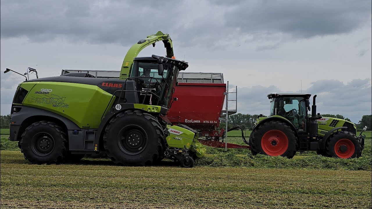 CLAAS JAGUAR 980 mit 50 Jahre Jaguar Sonderlackierung