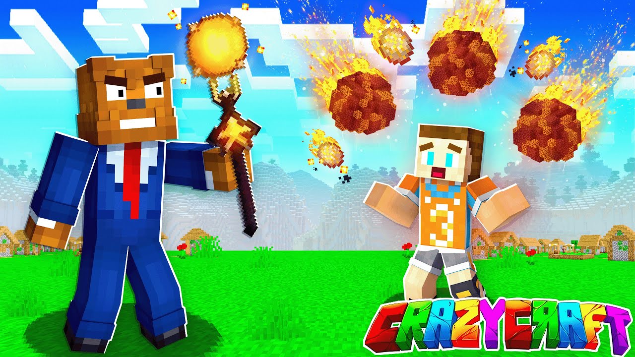 Creating The STAFF OF THE STARS In Minecraft Crazy Craft