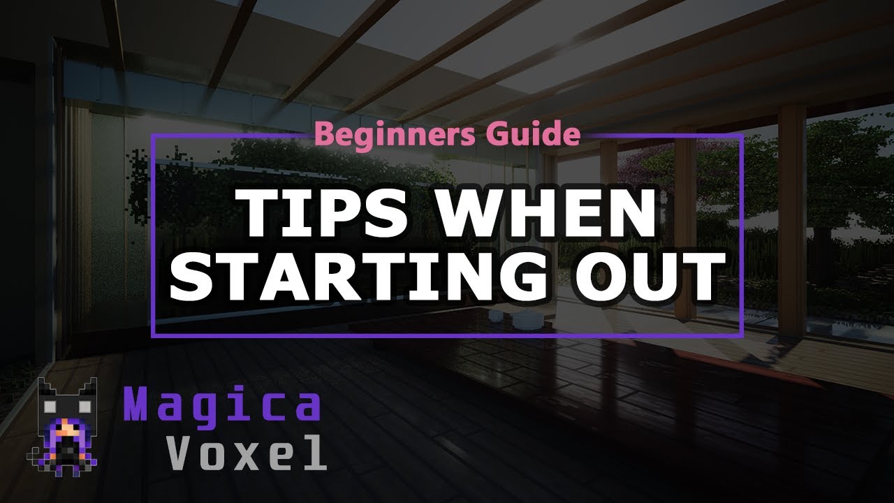 Things I Wish I Knew When Starting Out MagicaVoxel