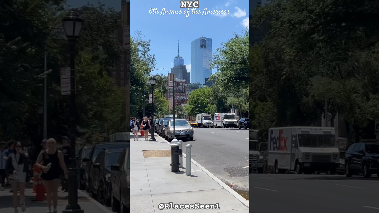 6th Avenue of the Americas NYC (short) @PlacesSeen1 #newyorkcity #6thavenue #nycwalkingtour #nyc