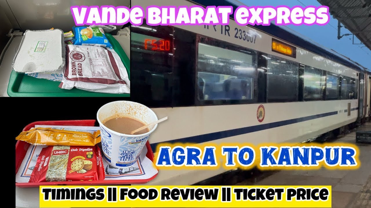 Agra To Kanpur Vande Bharat || Train Journey 🚆||Train Review || Budget Travel 🧳 @TheCityTales 