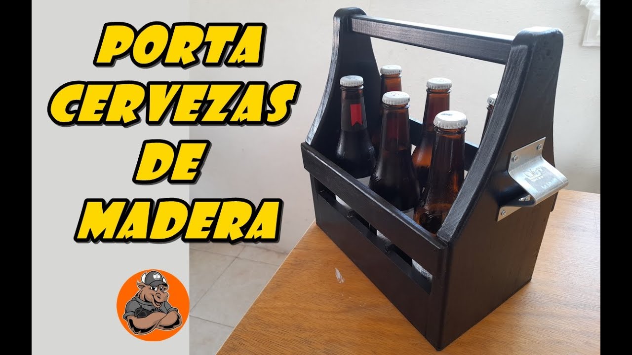 Caja Botellera de Madera Rustica/ Porta Cervezas / #caja de Cervezas