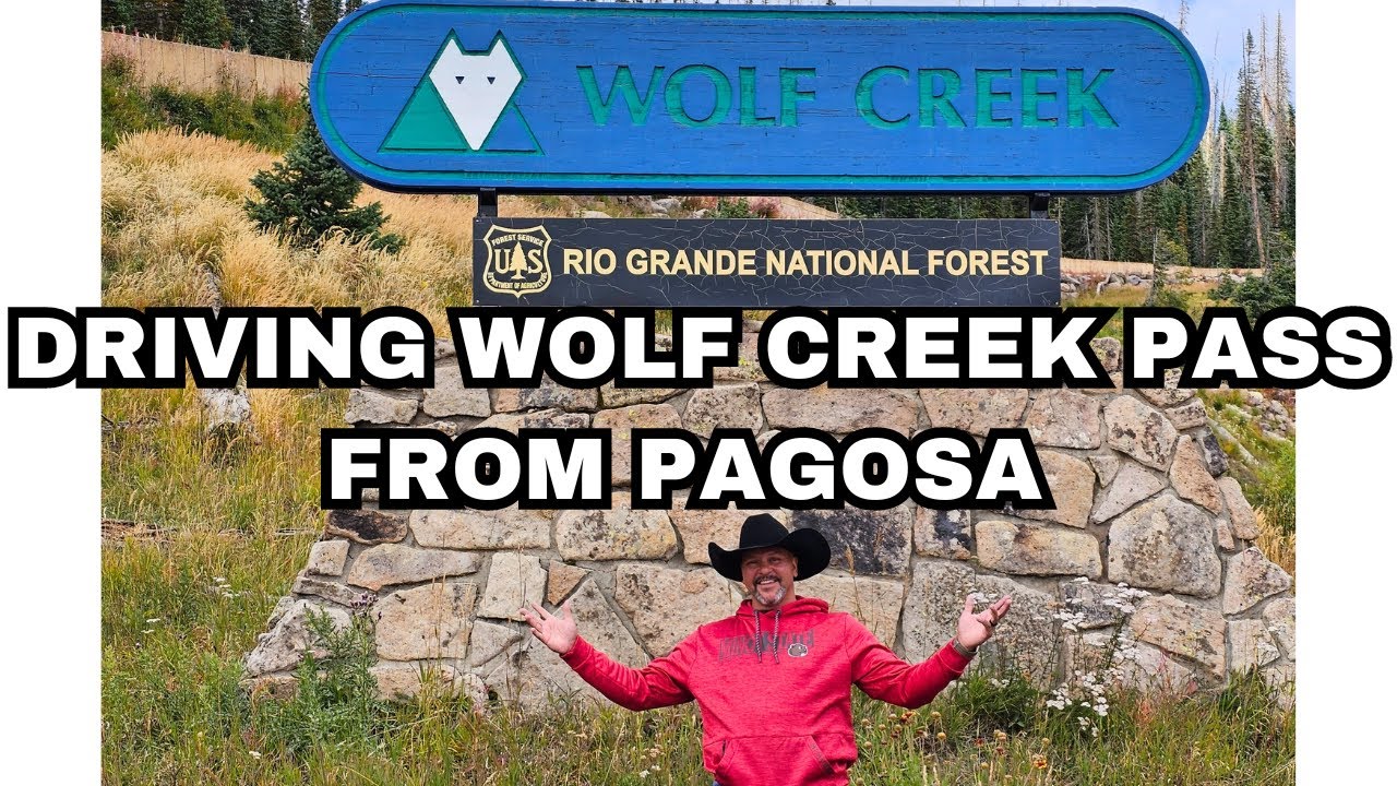 Wolf Creek pass Scenic Drive from Pagosa 4K