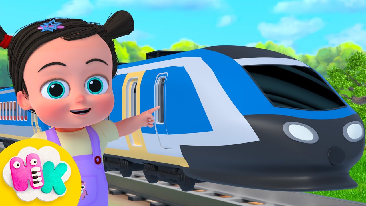 Tchou Tchou ! 🚂 Le train 🚋 Dessin Animé en Français | HeyKids Comptines pour bébé | Animaj Kids
