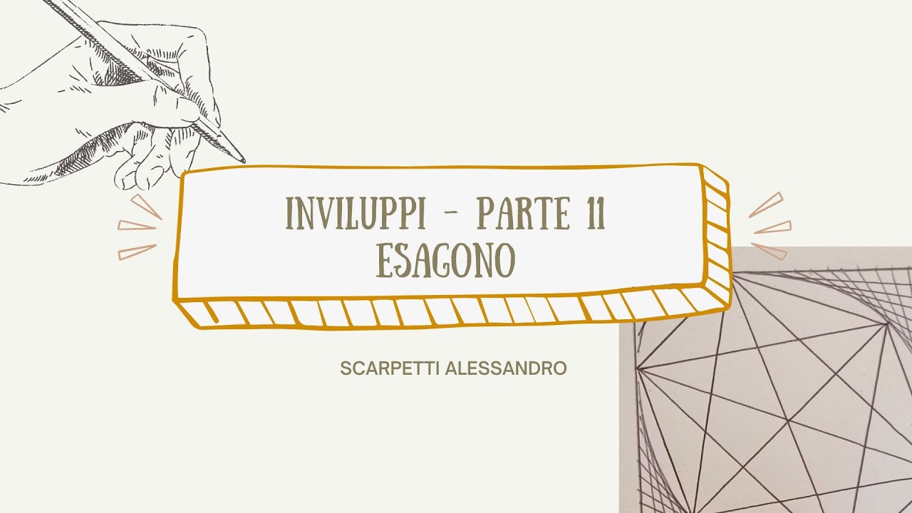 📐​​#inviluppi -  Parte 11​ Esagono 📏​ #disegnotecnico #drowing