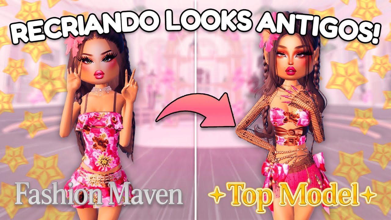Recriando meus LOOKS ANTIGOS no DRESS TO IMPRESS!