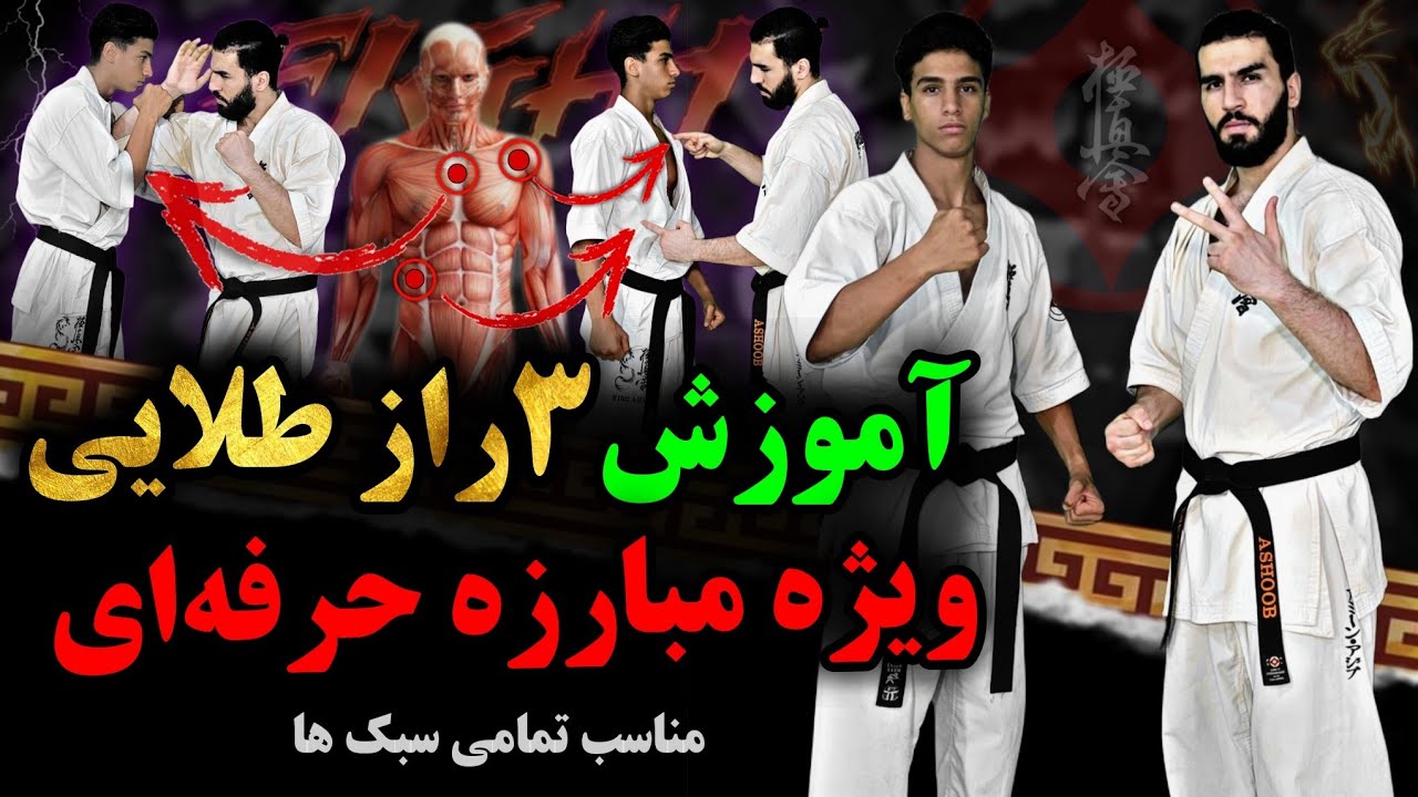 آموزش 3 راز یا نکته طلایی برای مبارزه حرفه‌ای، مناسب تمامی سبک های رزمی | آموزش رزمی و دفاع شخصی