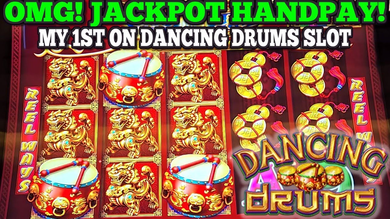 OMG! MY 1ST JACKPOT HANDPAY ON DANCING DRUMS SLOT!  I Love Playing Las Vegas Slots!