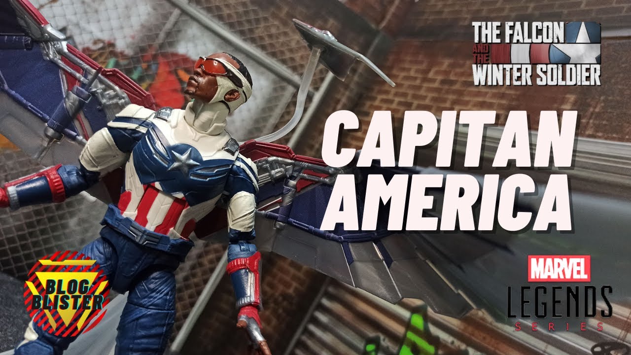 Marvel Legends Capitan America  Falcon And The Winter Soldier Disney plus Revisión Review en Español