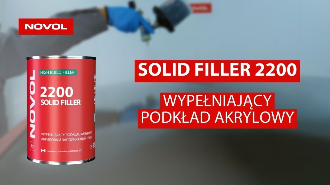 [PL] NOVOL SOLID FILLER 2200 - silnie wypełniający podkład akrylowy