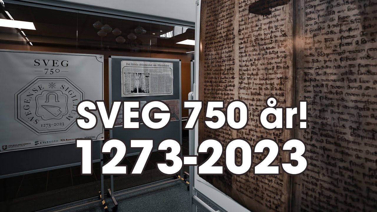 Sveg 750 år! (1273-2023) Det firades i Sveg med en veckolång fest