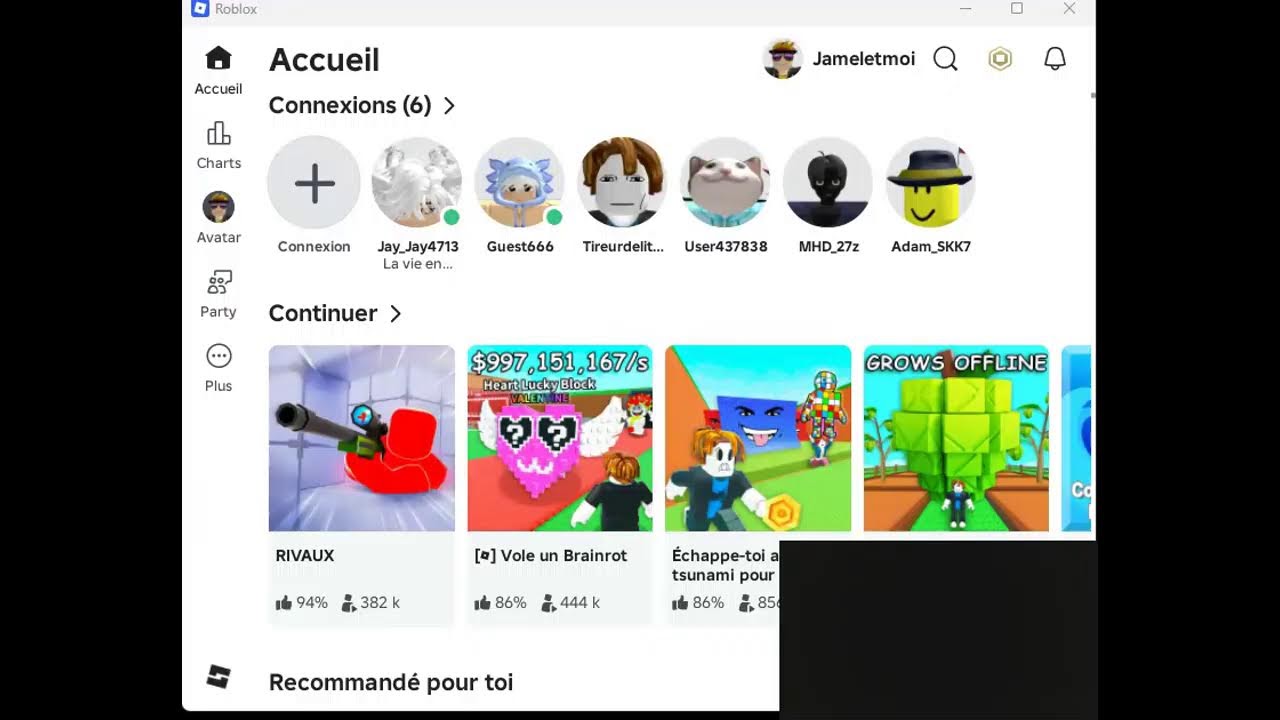 je joue avec vous ou je trade sur steal a brainrot