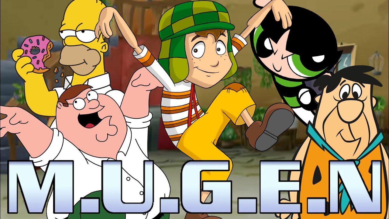 EL CHAVO DEL 8 VS MUGEN (Peter Griffin, Homero Simpson, Bellota, Pedro Picapiedra )