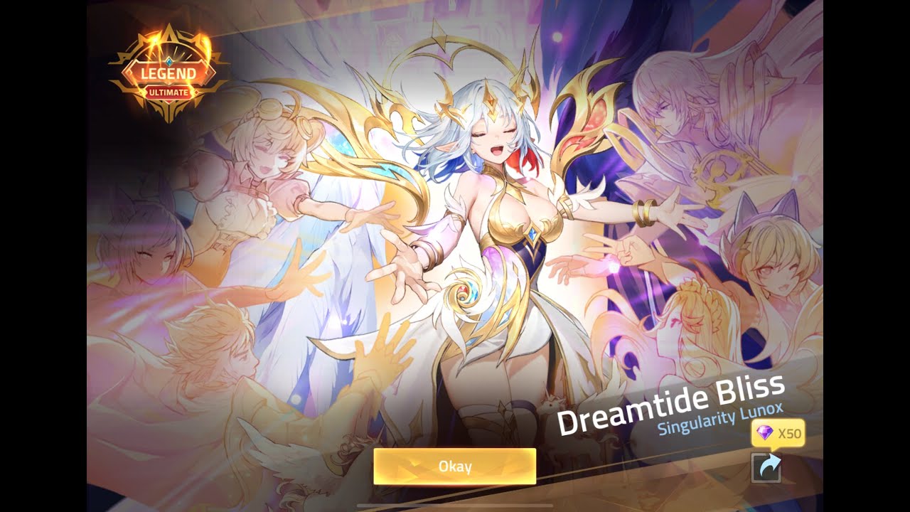 Daily 331 Feb 4-2025 Lunox Dreamtide Bliss Legendary Skin | Mobile Legend: Adventure-不要烦我
