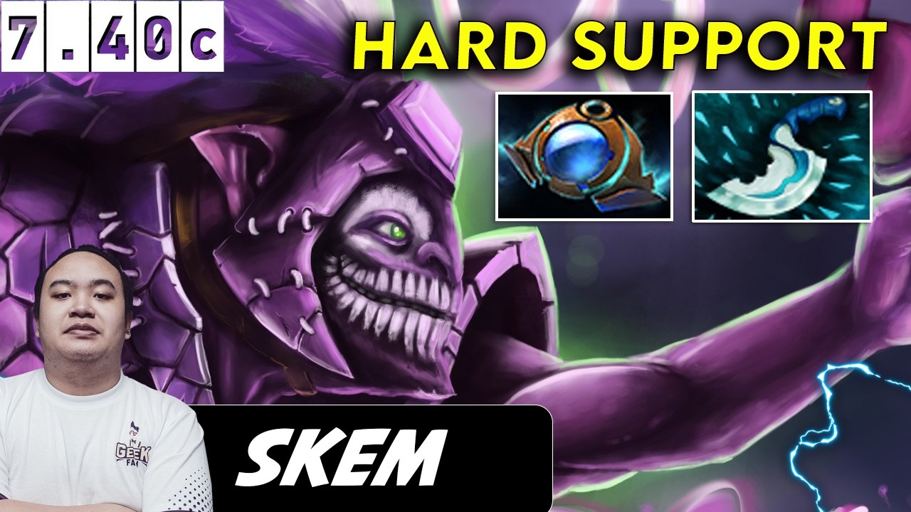 Skem Dazzle Hard Support - Dota 2 Patch 7.40c Pro Player Full Gameplay