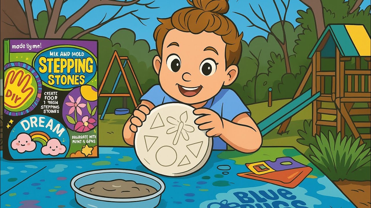 Mix and Mold Stepping Stones! Let's make something together!