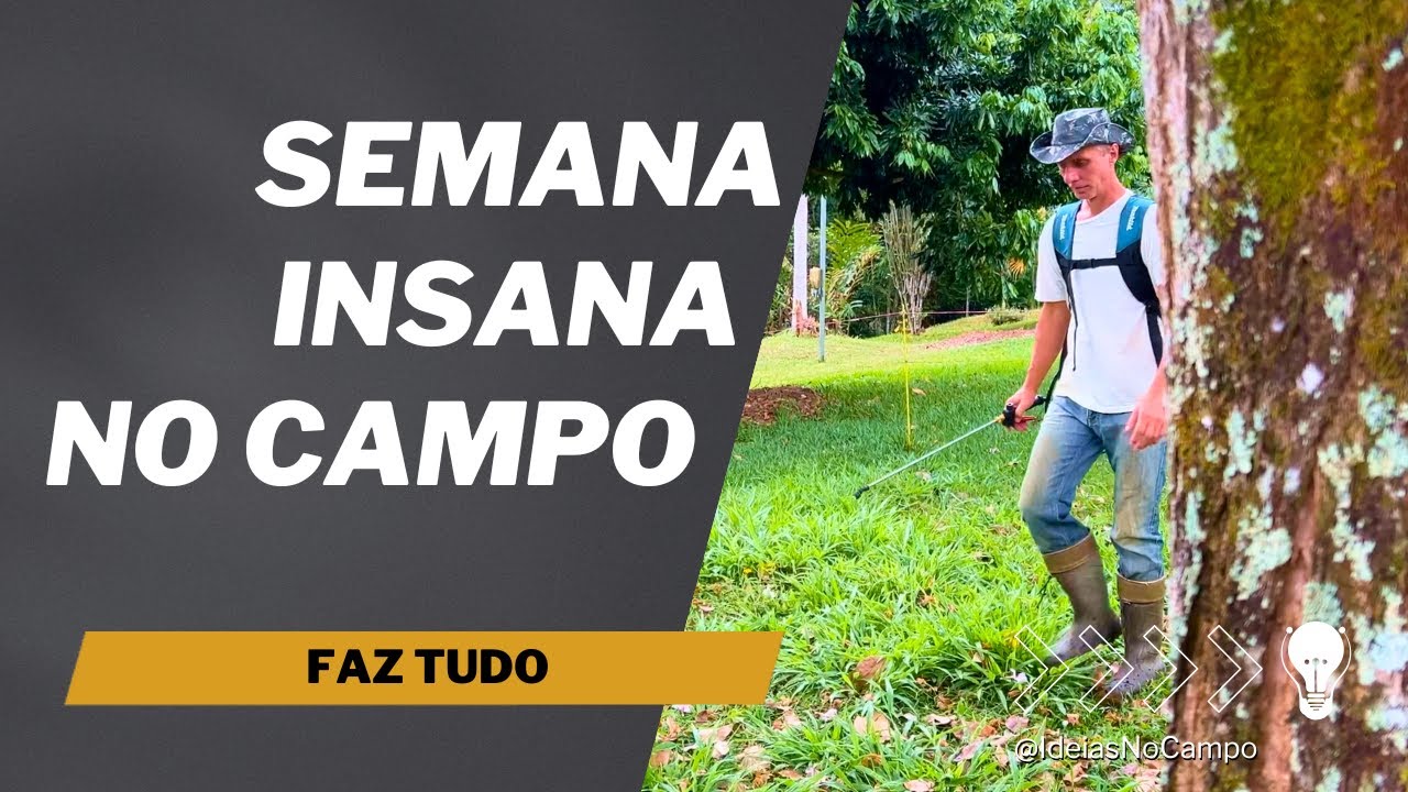 SEMANA INSANA NO CAMPO: Aplicação, Solda e Resgate
