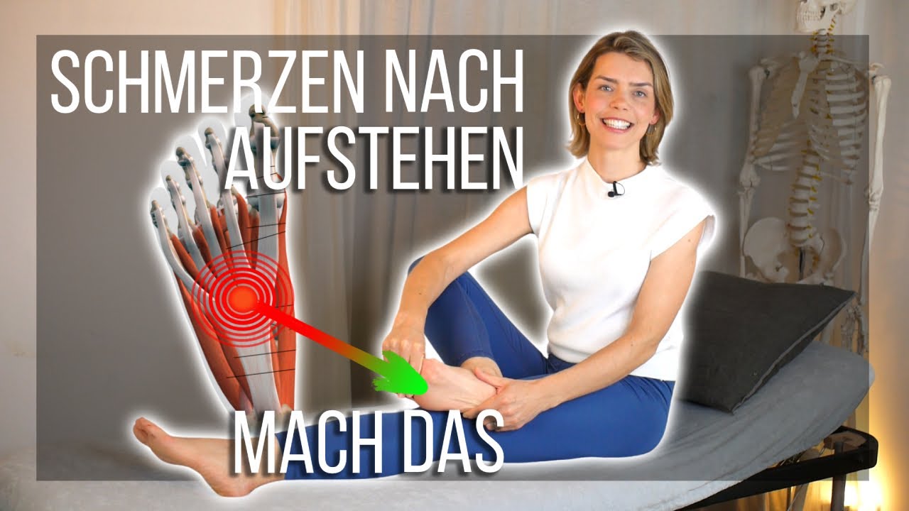 Schmerzen der Fußsohle nach dem Aufstehen? Schnelle Linderung durch diese Übung und Dehnung