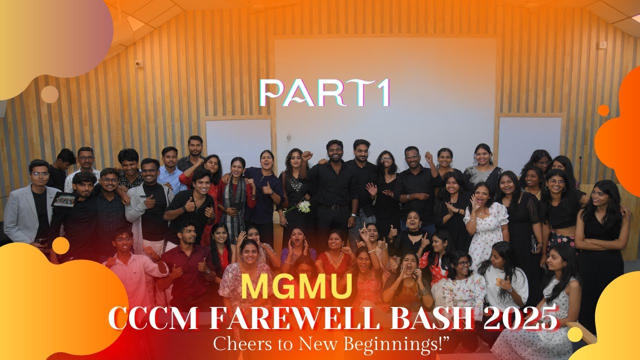 “CCCM Farewell Bash 2025 🎊 | Cheers to New Beginnings! (PART1)