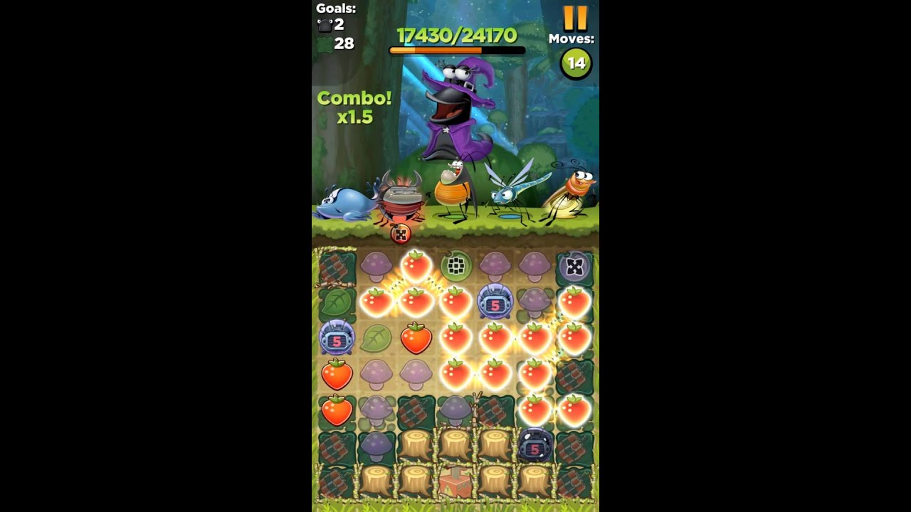 Best fiends level 307 walkthrough gameplay HD