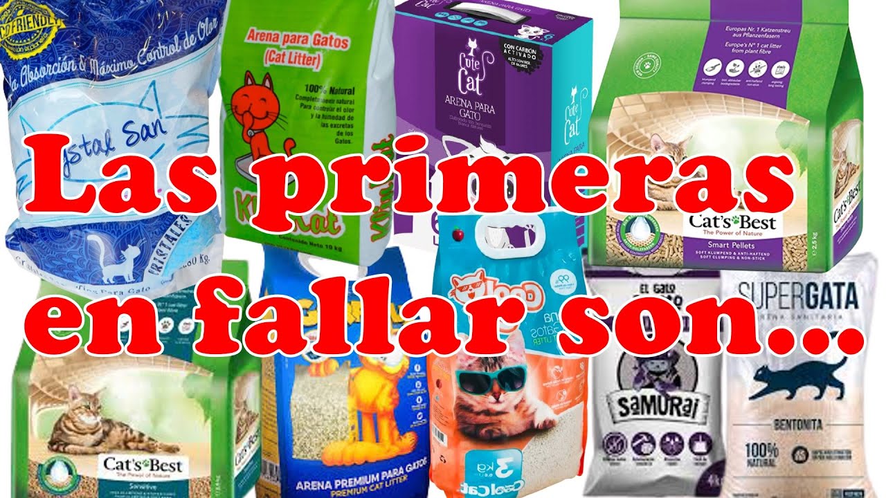 Segundo avance de experimento de arenas sanitarias - ¿Cuáles son las primeras en fallar?