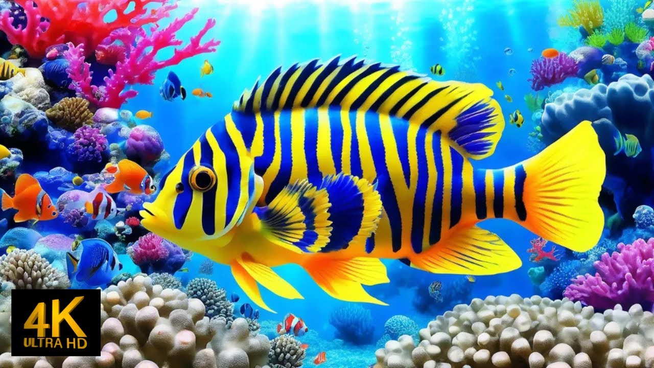 The Best 4K Aquarium - Explore the Stunning World of Sea Jellyfish and Beautiful Coral Reef Fish #8