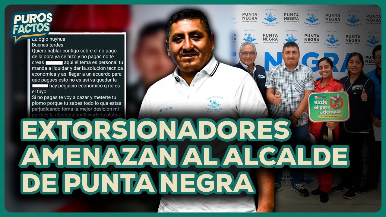 Alcalde denuncia amenazas tras negarse a pagar S/ 300 mil | SEGMENTO #PurosFactos