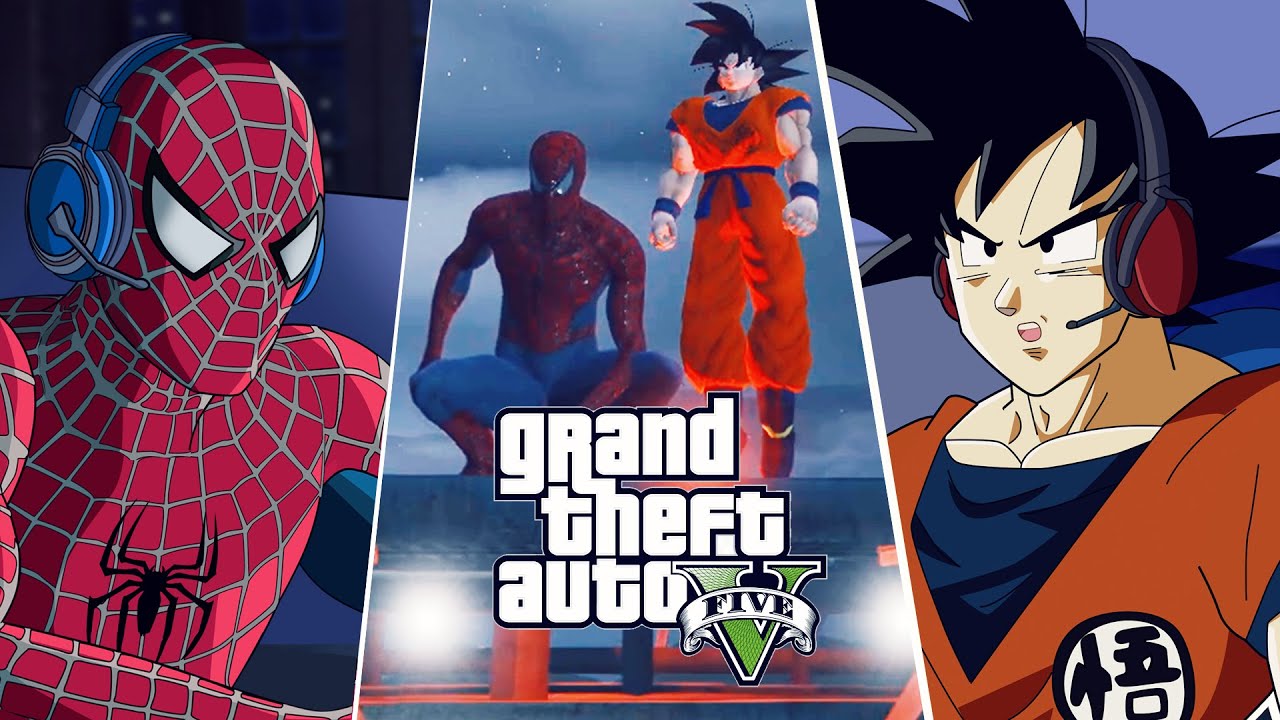 GOKU Y SPIDERMAN JUEGAN GTA V ONLINE🕷🔥 - (BULLY MAGUIRE) (GTA MODS) | FactyKilian